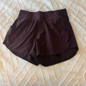 Women’s Performance Running Shorts — Dark Plum